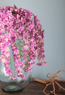 Set 2 Foglie Artificiali Inflorescenza Pendente H 64 cm