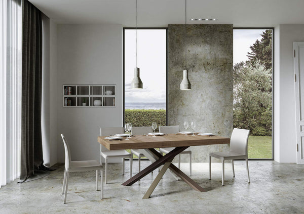 sconto Tavolo 160x90x77 cm Volantis Fix Quercia Naturale