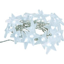 Luci di Natale 20 Led a Forma di Stelle  4,8m Alimentazione a Batteria
