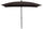 Parasol de jardin en acier 2,4x1,5m Maffei Kronos Tortora