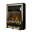 Camino Elettrico da Incasso 59,2x48,2x13 cm Effetto Fiamma 2000W Meridian Nero