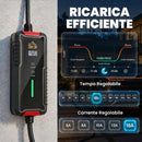 Caricabatterie Auto Elettrica 3,7 kW Tipo 2 con Cavo 5 m 6A-16A e Timer in TPU      