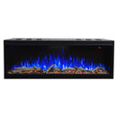 Camino Elettrico da Incasso 56,1x121,7x30,5 cm Effetto Fiamma 1500W Salvador 45 Nero