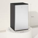 Frigorifero Piccolo da 91L Cella Freezer Superiore Argento    