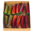 Set 48 Peperoncini Artificiali 12 Pezzi Altezza 9 cm 