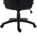 Sedia da Gaming Ergonomica Imbottita con Altezza Regolabile Nero Arancione 