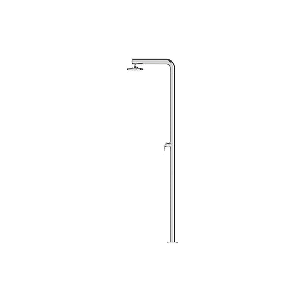 acquista Mélangeur de douche de jardin ATI Docce Stilo-M en acier inoxydable anodisé