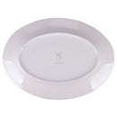 Vassoio Ø33x45 cm  in Ceramica VdE Tivoli 1996 Face to grey 