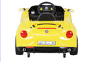 Macchina Elettrica per Bambini 12V con Licenza Alfa Romeo 4C Gialla