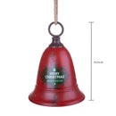 Set 2 Campana in Metallo Classica Ø15 X H20 cm Rosso/Verde