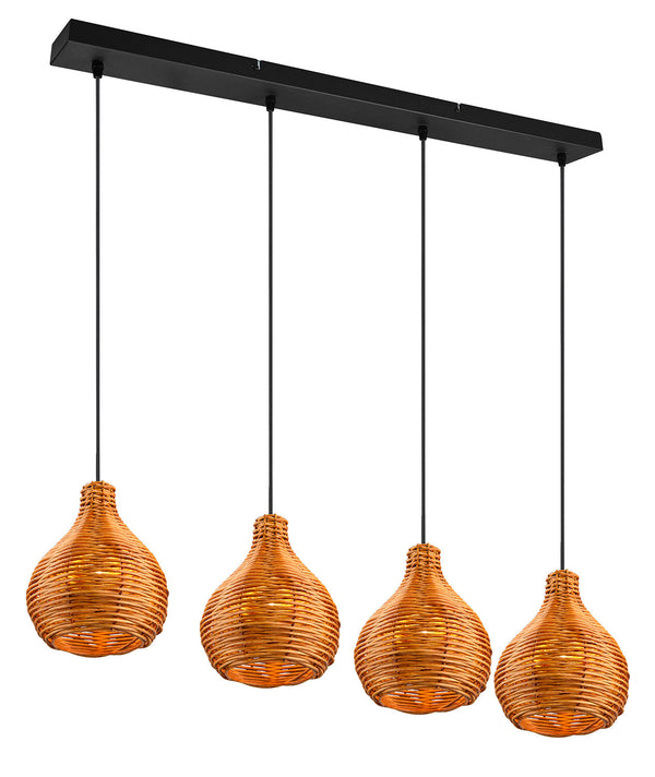 Lampada a Sospensione da Interno Attacco E14 in Tessuto Naturale online