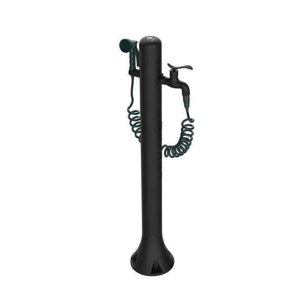 prezzo Fontana da Giardino con Rubinetto Tubo Flessibile e Pistola 8 Getti Sined Acqua Pro Nero