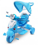 Triciclo Passeggino per Bambini Azzurro