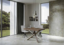 Tavolo Allungabile 130-390x90x77 cm Volantis Noce
