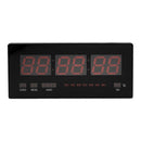 Orologio digitale da parete 46x21x2 cm con led calendario e temperatura