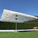 Ombrellone da Giardino Giove 5x5 m in Alluminio Bianco