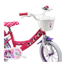 Bicicletta per Bambina 14"" 2 Freni Disney Minnie Rosa