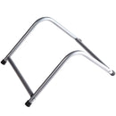 Scrivania da Ufficio ad Angolo Porta PC in MDF e Ferro 164x139x75 cm  Nera