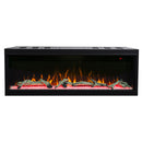 Camino Elettrico da Incasso 56,1x121,7x30,5 cm Effetto Fiamma 1500W Salvador 45 Nero