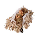 Natività tessuto bordeaux cm xh46