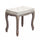 Tabouret Marly 50x36x47 h cm en Tissu Beige