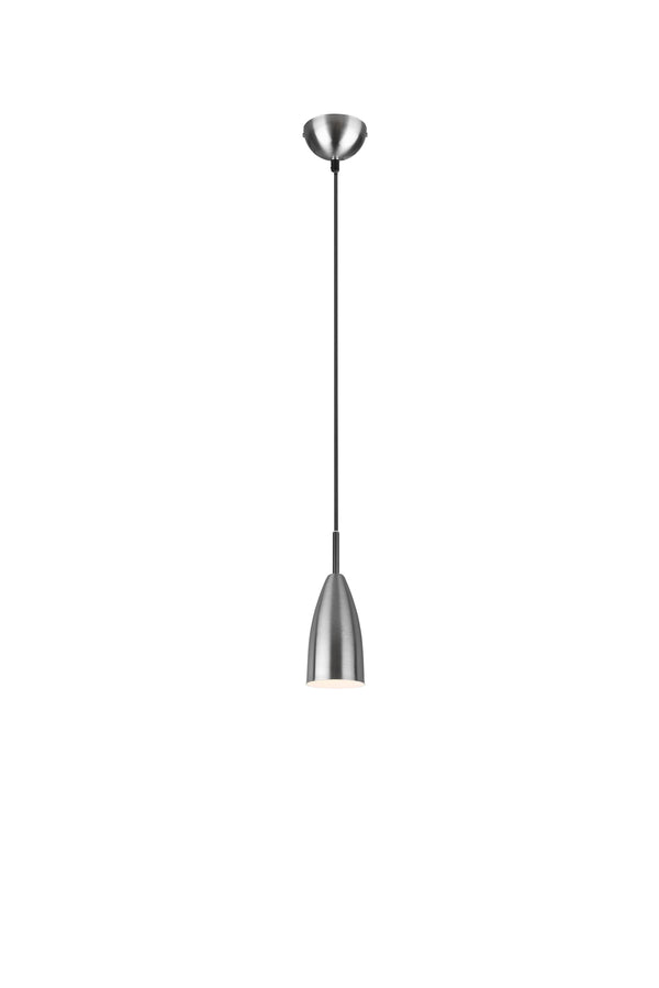 sconto Lampe à suspension d'intérieur E14 en métal nickel mat