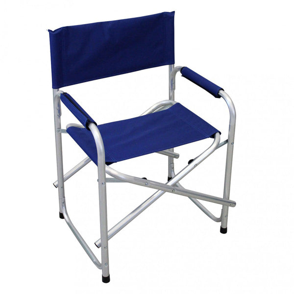 Fauteuil de réalisateur 55x47x47,5/78 h cm en aluminium bleu online