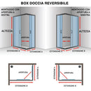 Box Doccia 2 Ante Scorrevoli in Cristallo H200 Fosterberg Aarhus