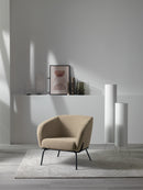 Poltrona da Salotto o da Camera Sherry 75x74x69 cm in Velluto Beige