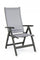Fauteuil inclinable Cruise anthracite en aluminium