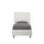 Lit simple Priya blanc différentes tailles