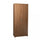 Armoire à 2 portes 75x38x174 h cm en aggloméré bilaminé marron