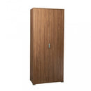 Armadio 2 Ante 75x38x174 h cm in Truciolare bilaminato Marrone