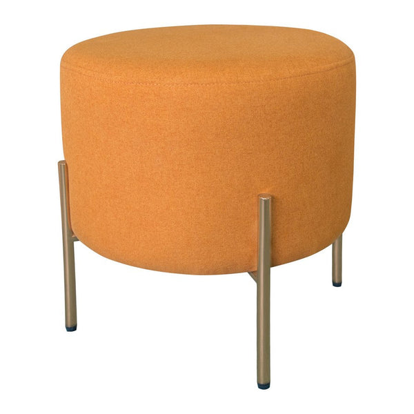 online Pouf Poggiapiedi Ø40 cm in Tessuto Kate Arancio