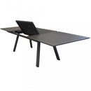 Tavolo Zante Allungabile 200/300x110x75 h cm in Alluminio Taupe