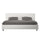 Lit double Adele blanc différentes tailles