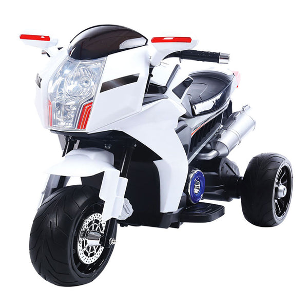 Moto électrique pour enfants 6V Kidfun Blanc avec effet de fumée online