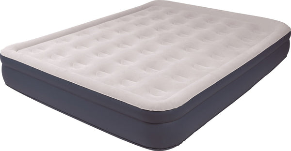 acquista Matelas Gonflable Double Queen Size Camping Floqué 203x157x38cm Jilong Beige