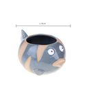 Set 2 Vasi Pesci Palla Ø 19 H 95 cm 