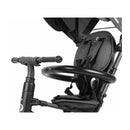 Triciclo a Spinta Pieghevole per Bambini con Maniglione Direzionabile Qplay Rito Star Nero