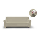 Copridivano Elasticizzato in Poliestere Dahlia Tortora Varie Misure