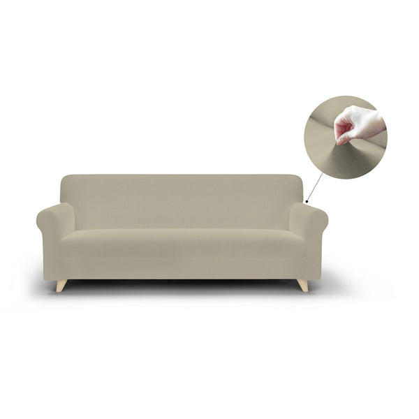 acquista Housse de Canapé Stretch en Polyester Dahlia Taupe Différentes Tailles