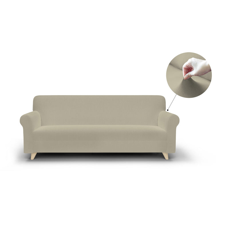 Copridivano Elasticizzato in Poliestere Dahlia Tortora Varie Misure