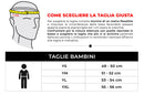 Casco Demi-Jet per Bambini Visiera Sagomata CGM Magic Smile 205S Rosa Opaco Varie Misure