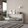 Lit simple escamotable horizontal peu encombrant Kando H97 cm Blanc