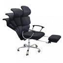 Poltrona da Ufficio Haley 59x63x118/128 h cm in Poliuretano Nero