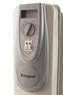 Stufa Termosifone ad Olio 1500W 7 Elementi Kooper Santorini Sette Bianco