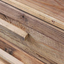 Libreria Justin 60x40x160 h cm in Pino riciclato Marrone