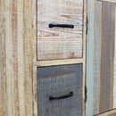 Mobile Fred 131x40x77 h cm in Legno Multicolor