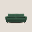 Divano Letto 3 Posti 208x97x96 cm in Tessuto Verde
